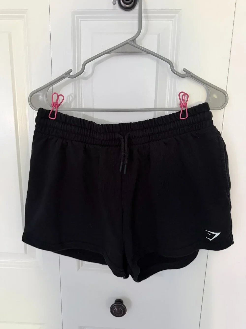 Gymshark Black Women's Training Sweat Shorts - Size Medium